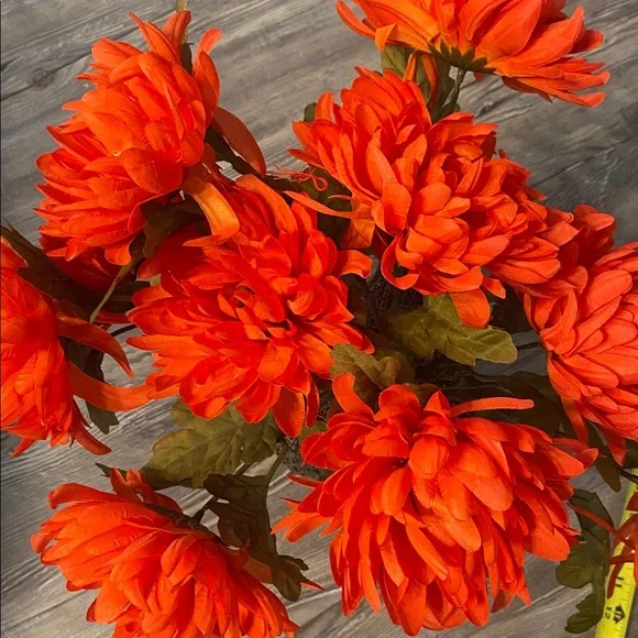 NWOT Farmhouse Burlap Wrap Hydrangea Fall Autumn Faux Floral Arrangement - Picture 5 of 7